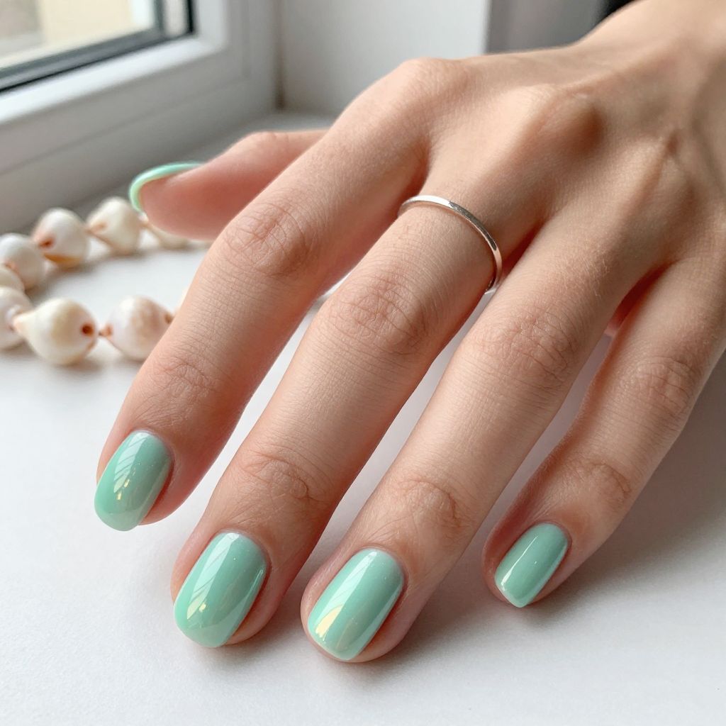 Seafoam Green with Pearl Finish