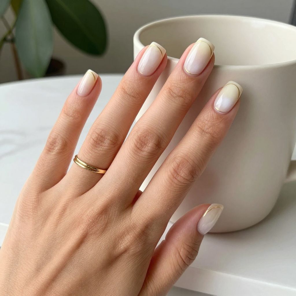 Soft Cloud French Tips