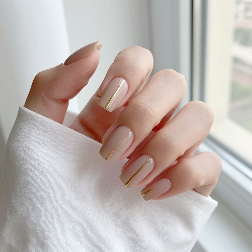 Short nails design idea 1