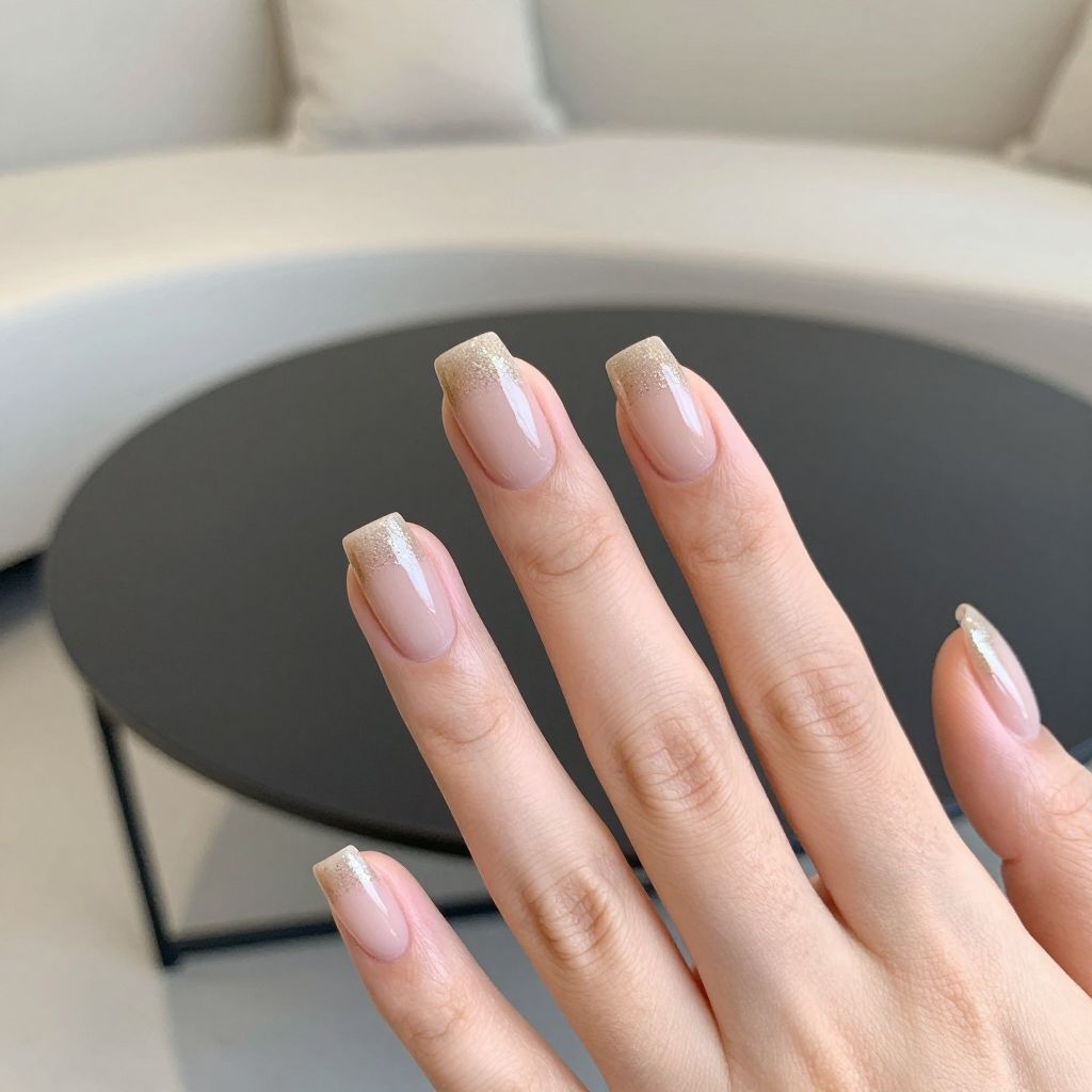 Short nails design idea 9