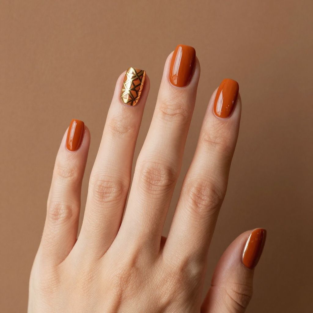 Short nails design idea 10