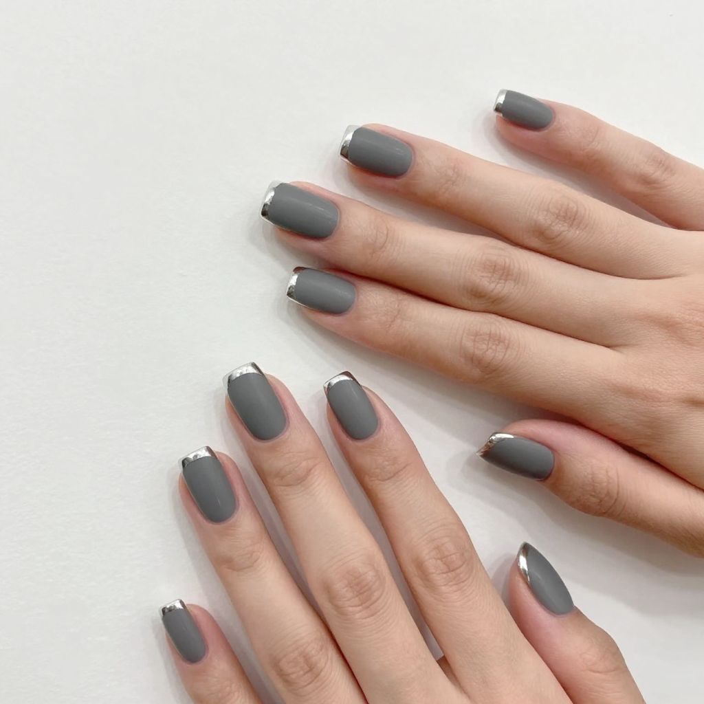 Short nails design idea 13