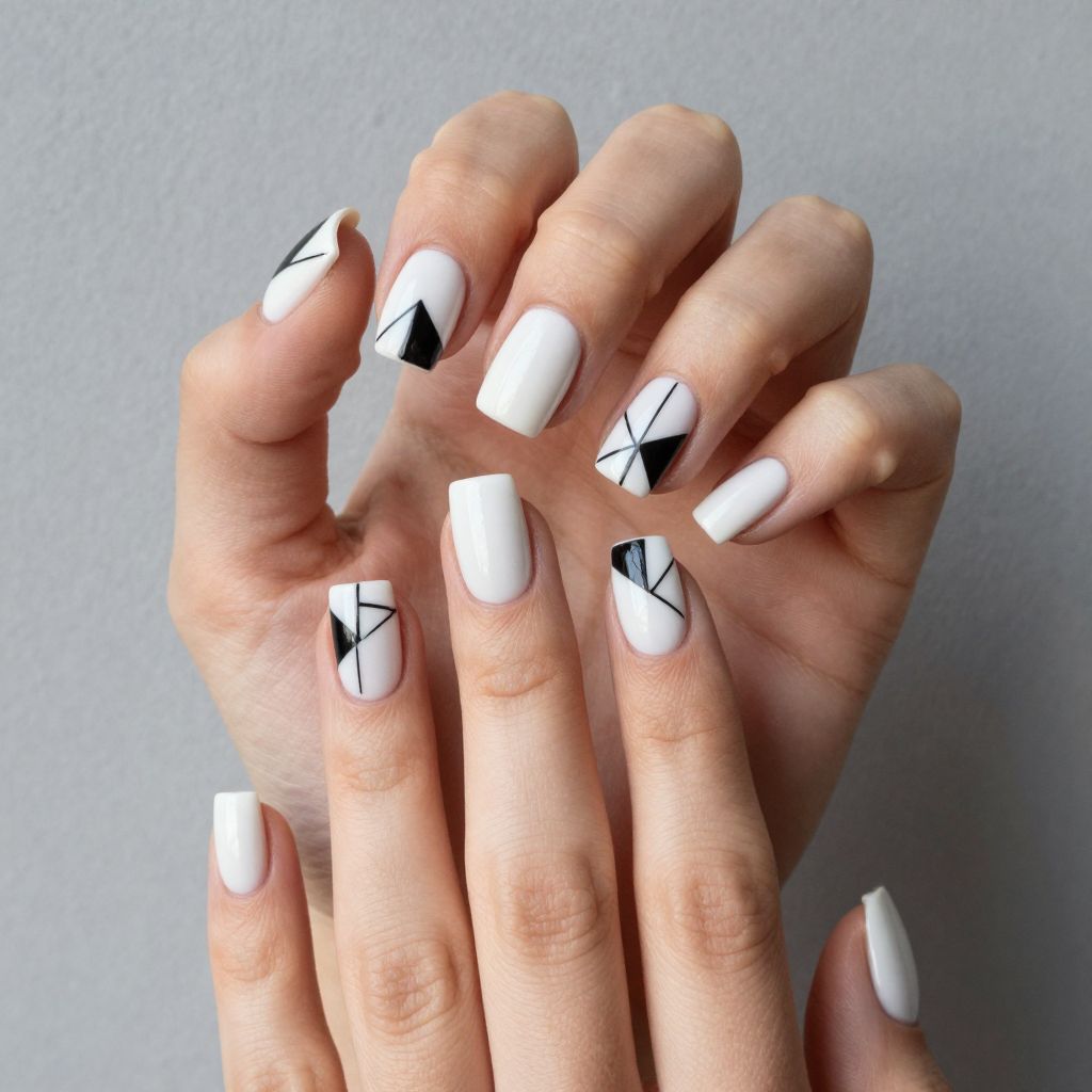 Short nails design idea 3
