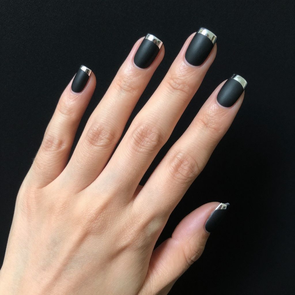 Short nails design idea 8