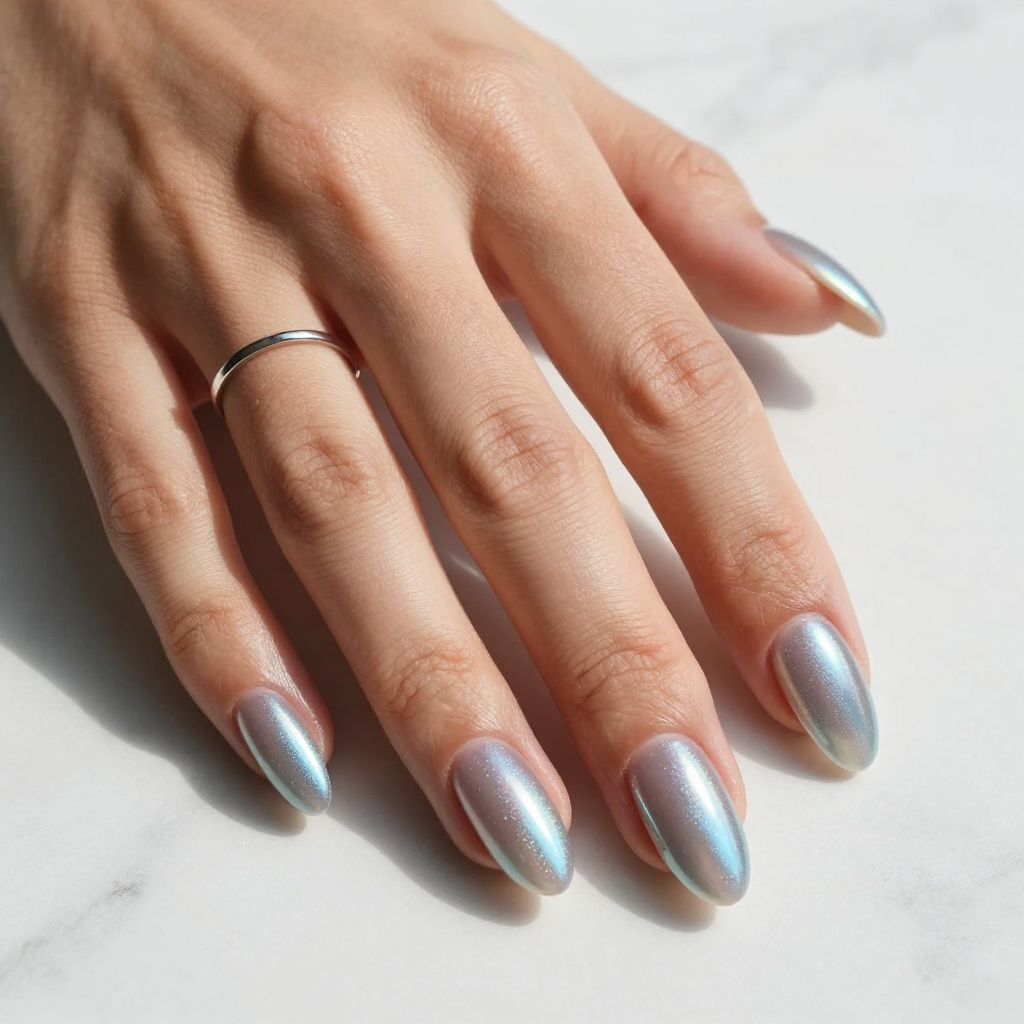 Duochrome Chrome Nails