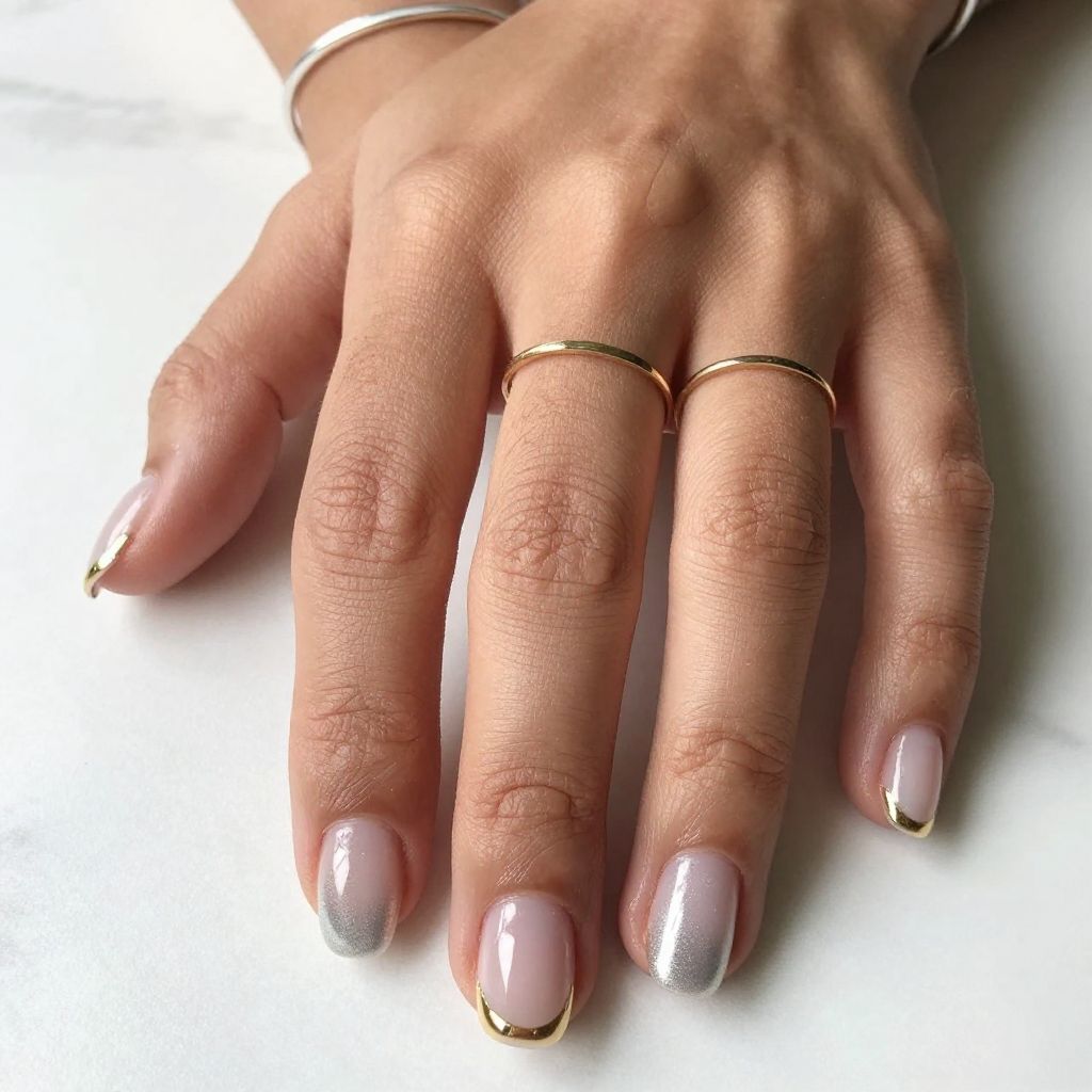 Minimalist Chrome Tips with Clear Base