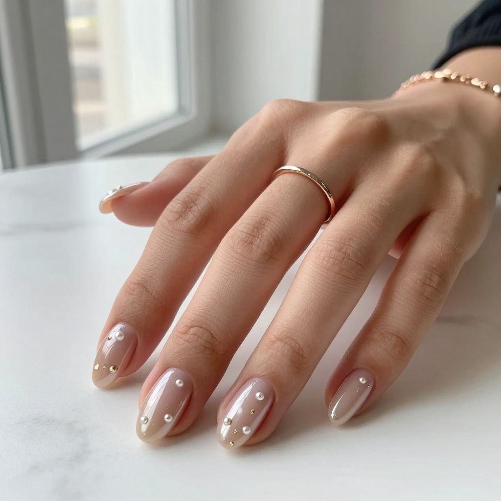 Champagne Chrome with Pearl Accents