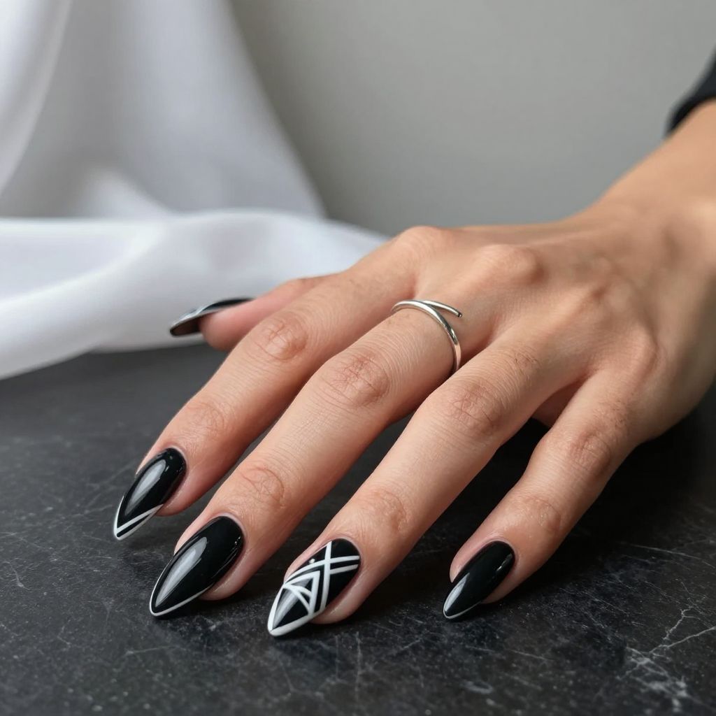 Elegant Classy Almond Nail Designs 10