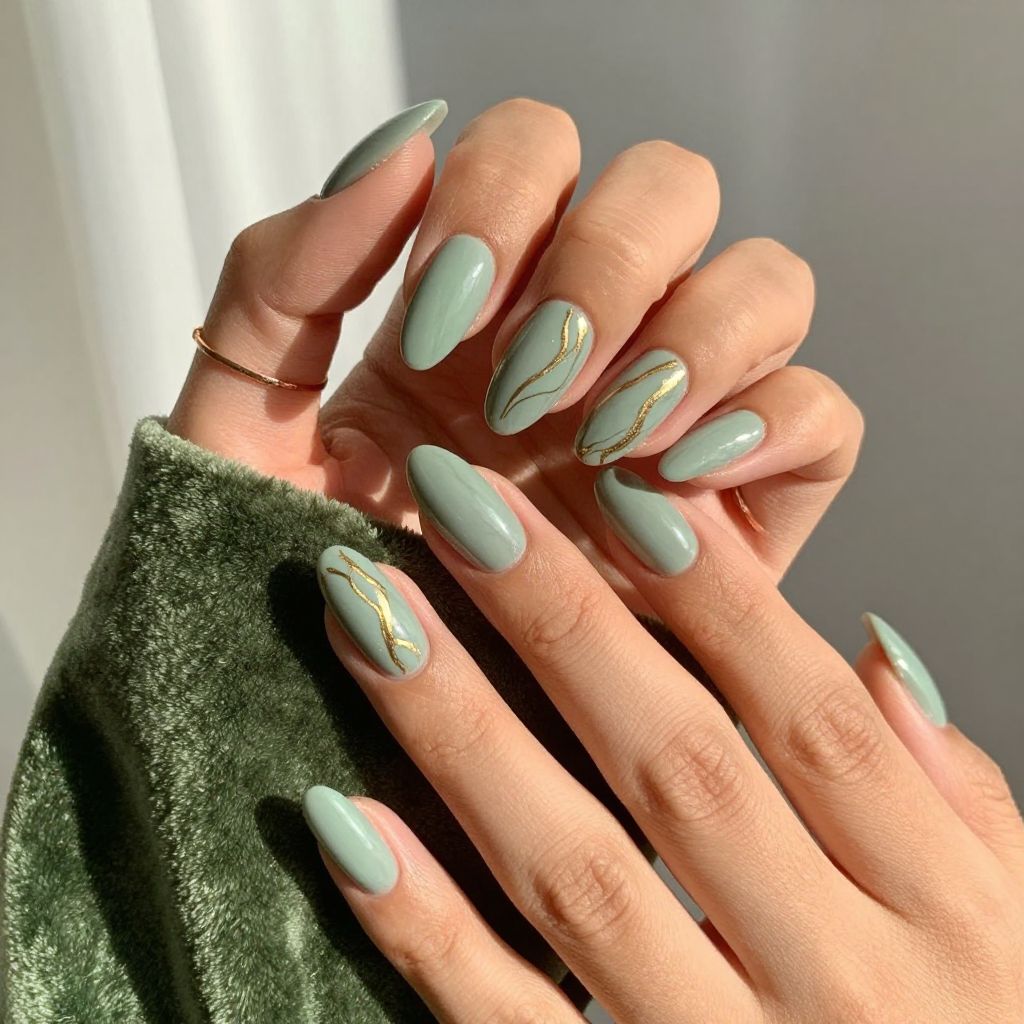 Elegant Classy Almond Nail Designs 7