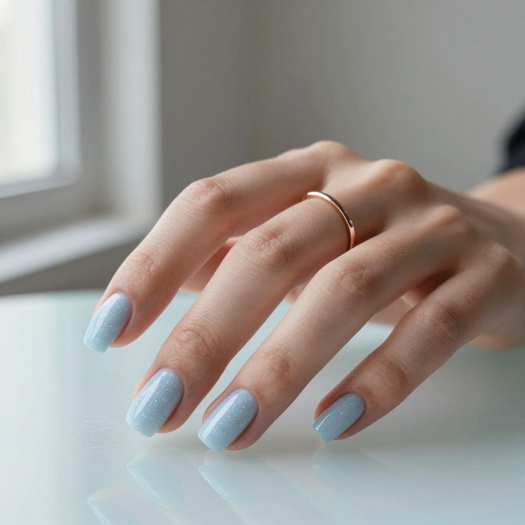 Icy Blue with Frosted Finish