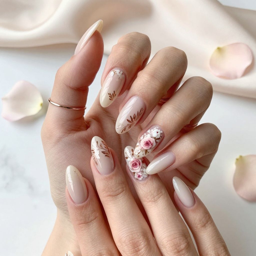 Rose Gold Floral Extravaganza