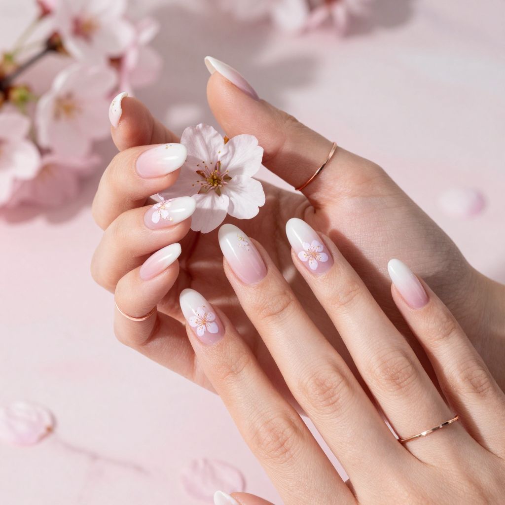 Cherry Blossom Ombre Gradient