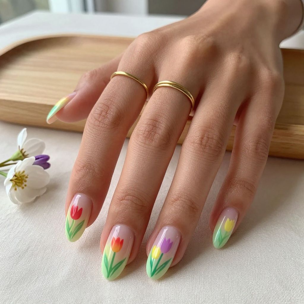 Tulip Springtime Gradient