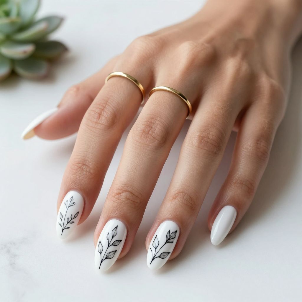 Floral nail designs 14