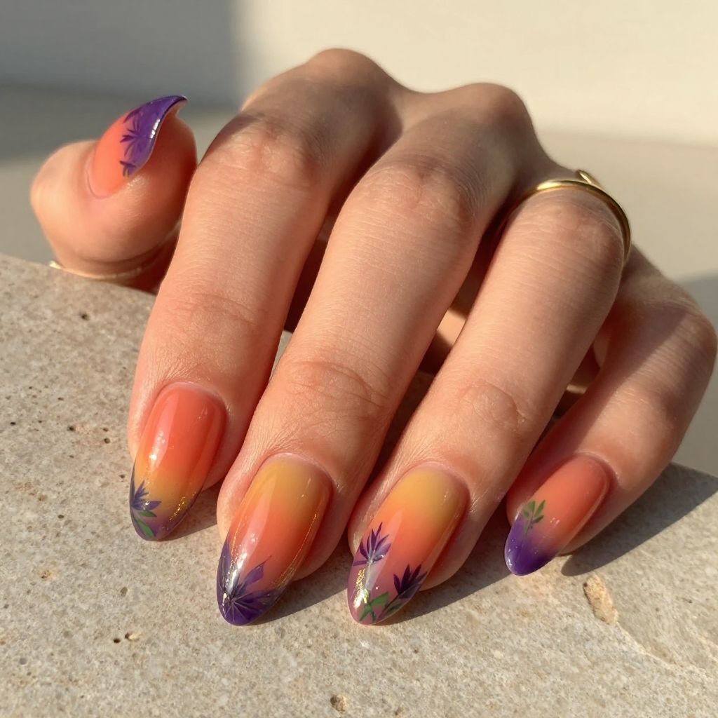 Floral nail designs 15