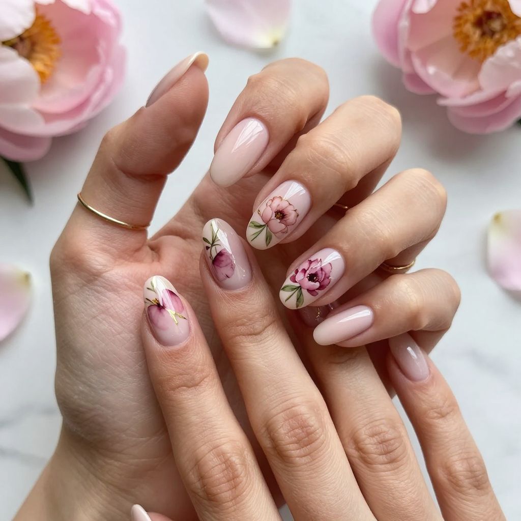 Floral nail designs 3