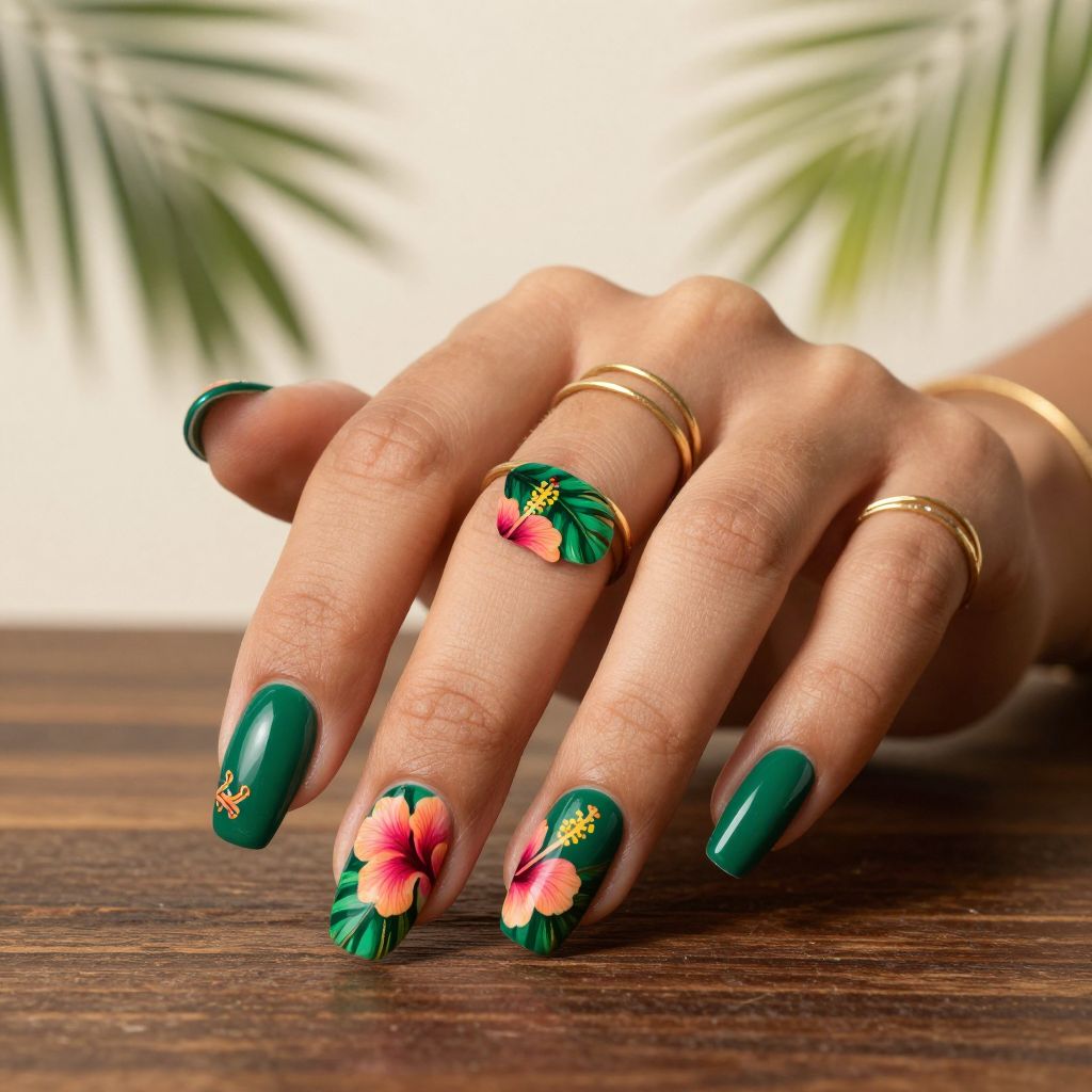 Floral nail designs 4