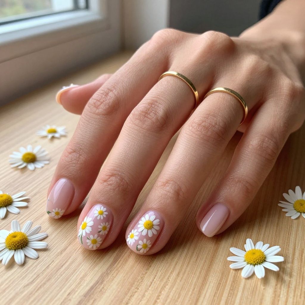 Floral nail designs 9