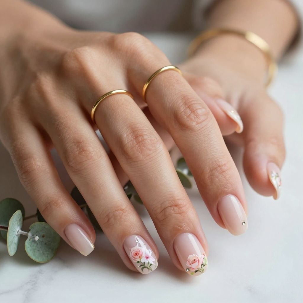 Floral nail designs 7