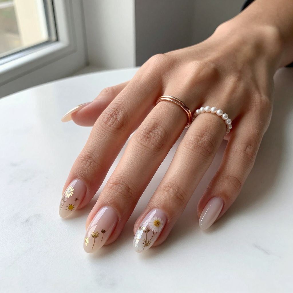 Pressed Flower Resin Design