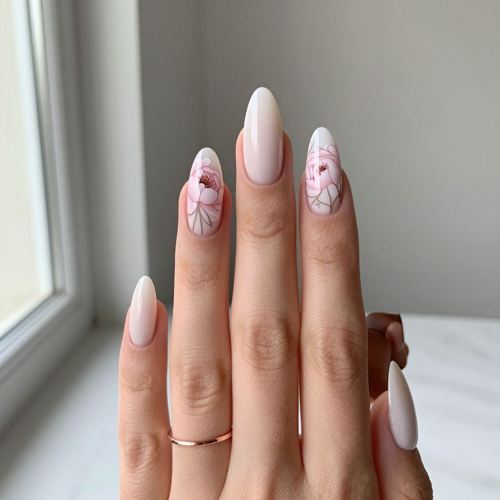 Modern Minimalist Peony