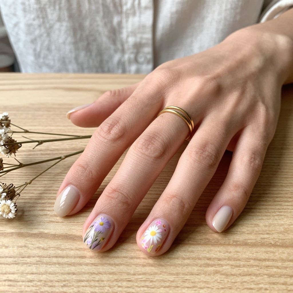 Wildflower Mix with Negative Space