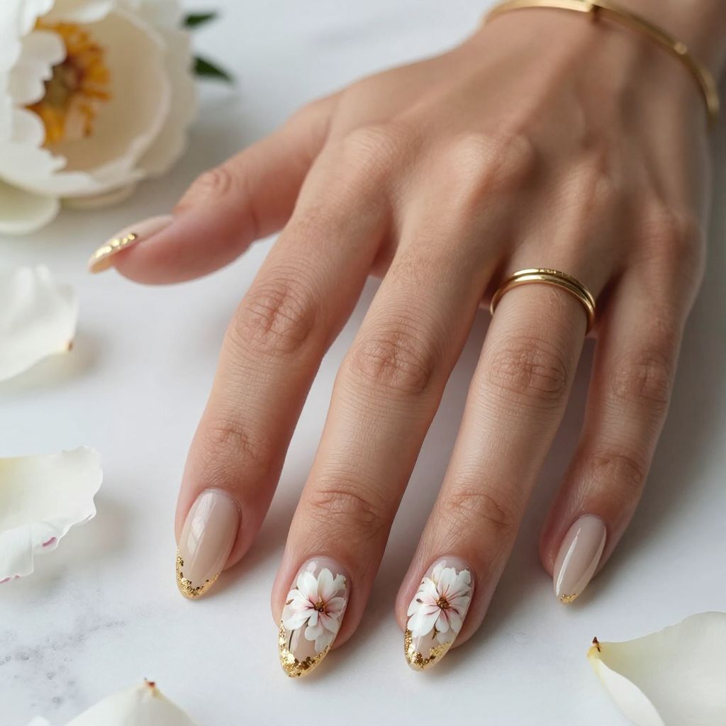 Luxury Gold Leaf Floral