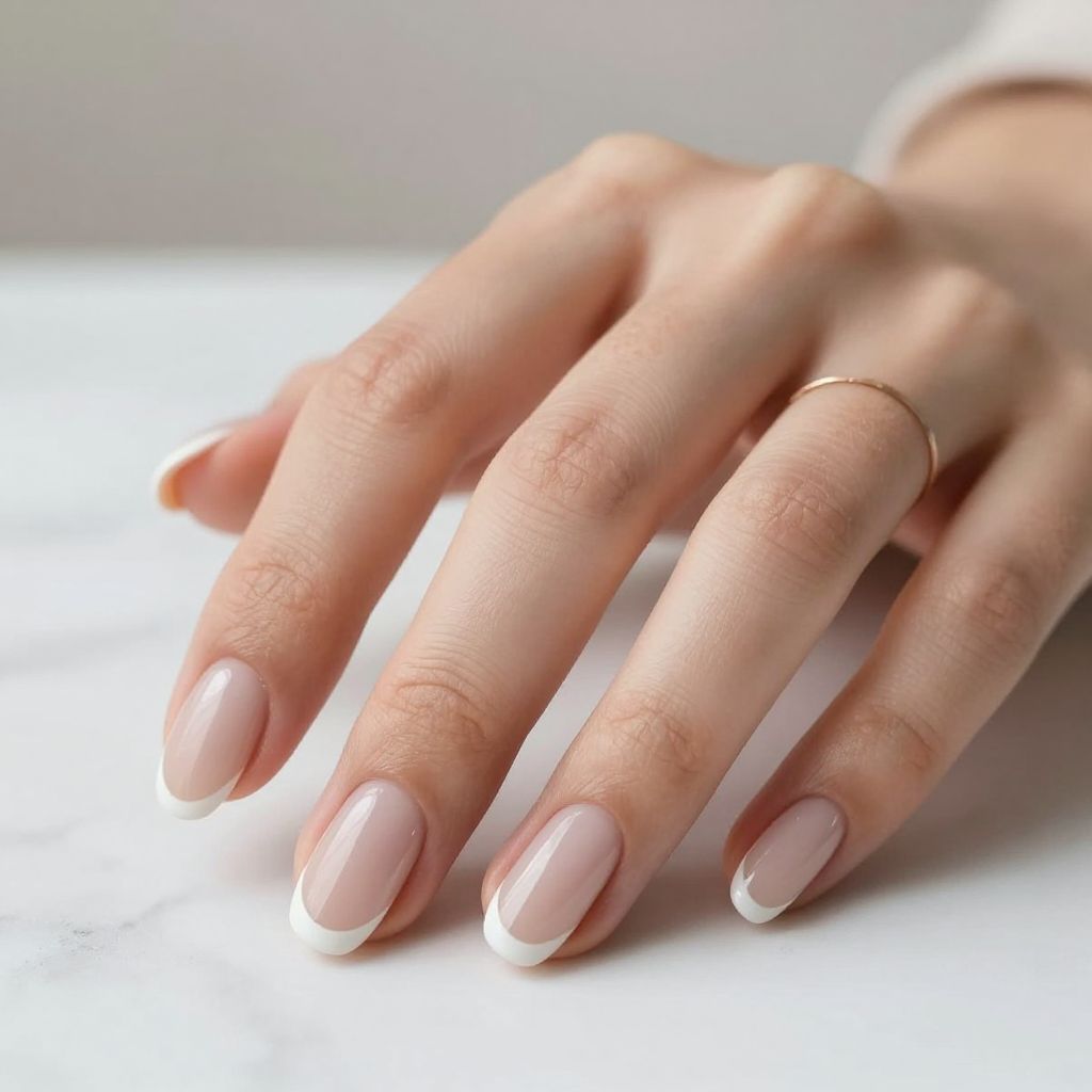 French manicure nail idea 1