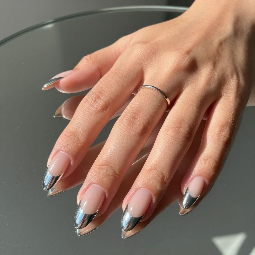 French manicure nail idea 10