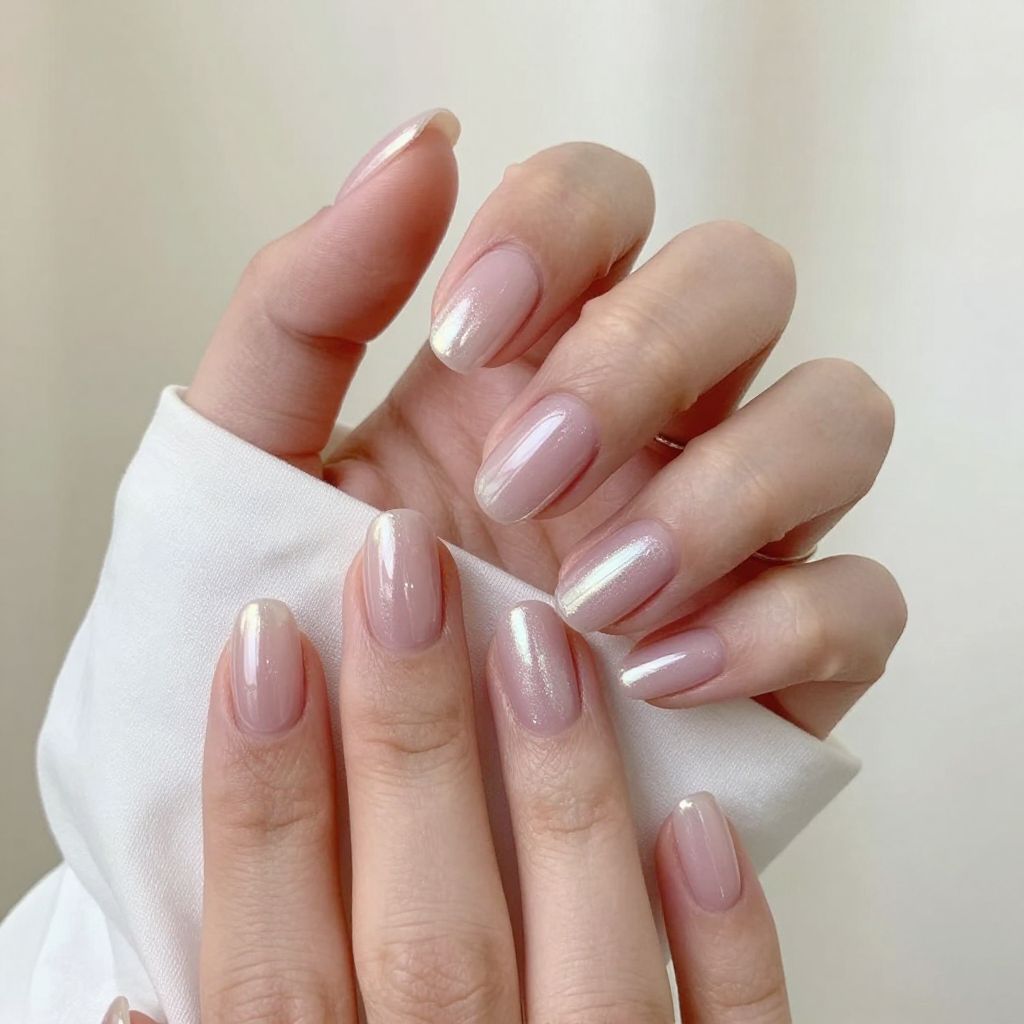 French manicure nail idea 11