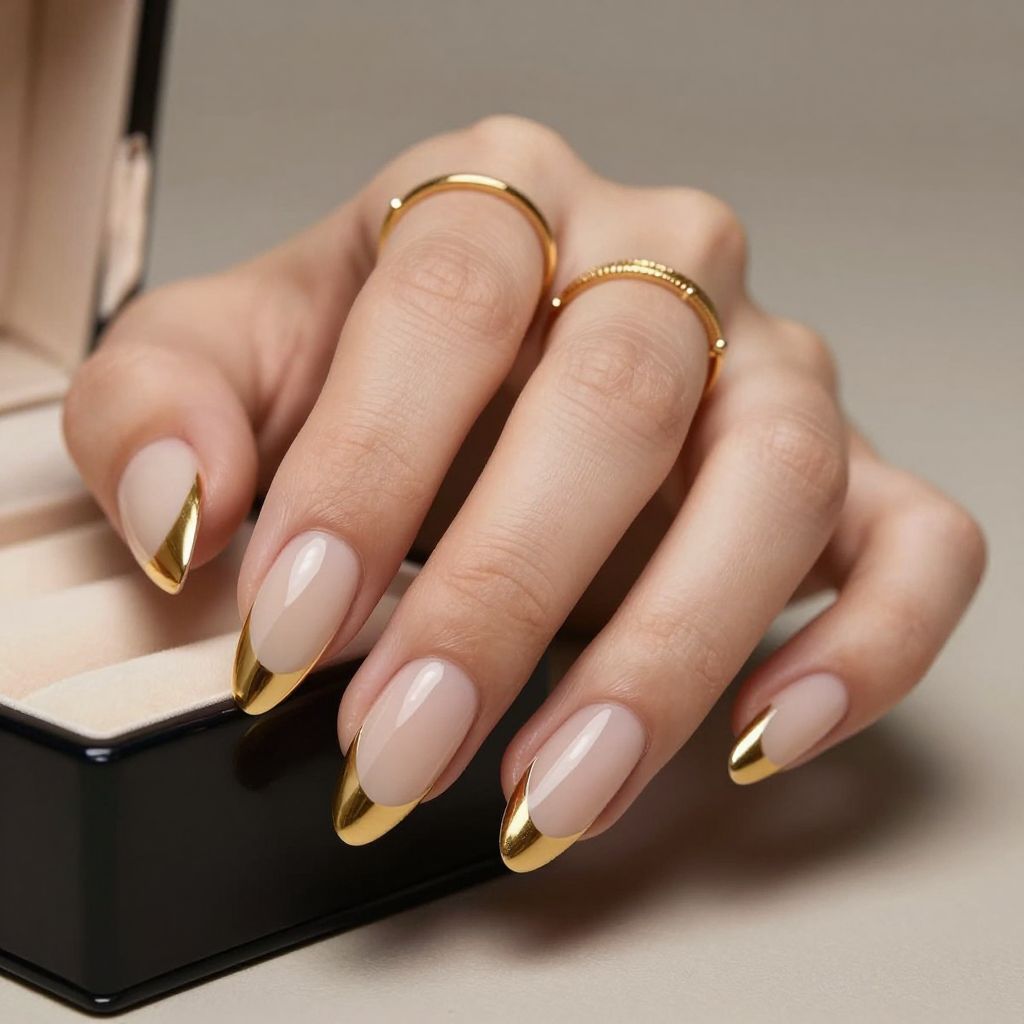 French manicure nail idea 5