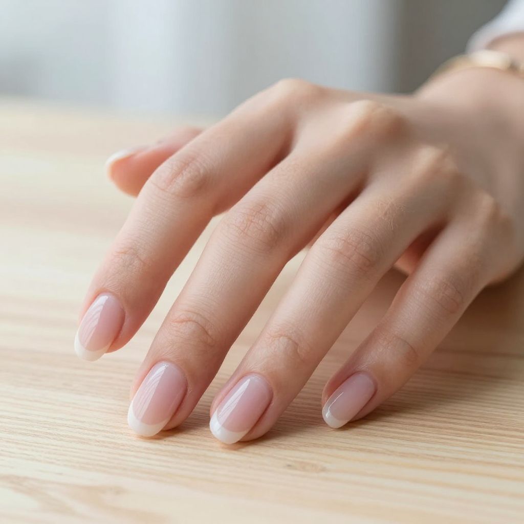 French manicure nail idea 7