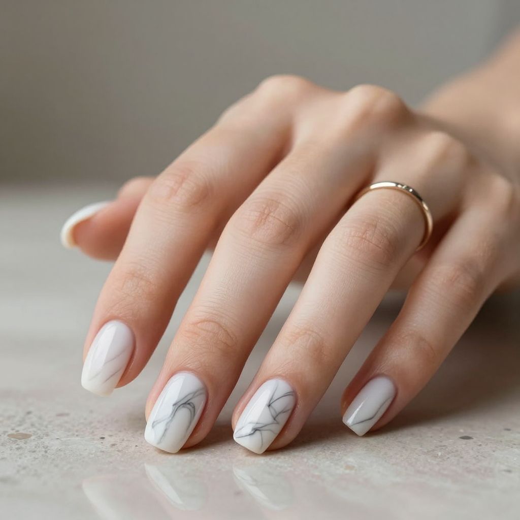 French manicure nail idea 9