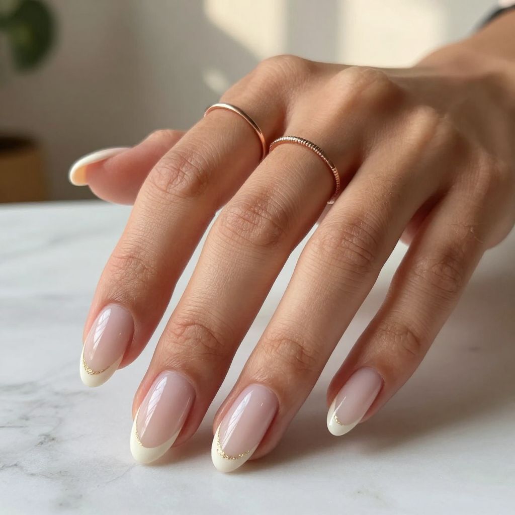 Classic Ivory French Tips