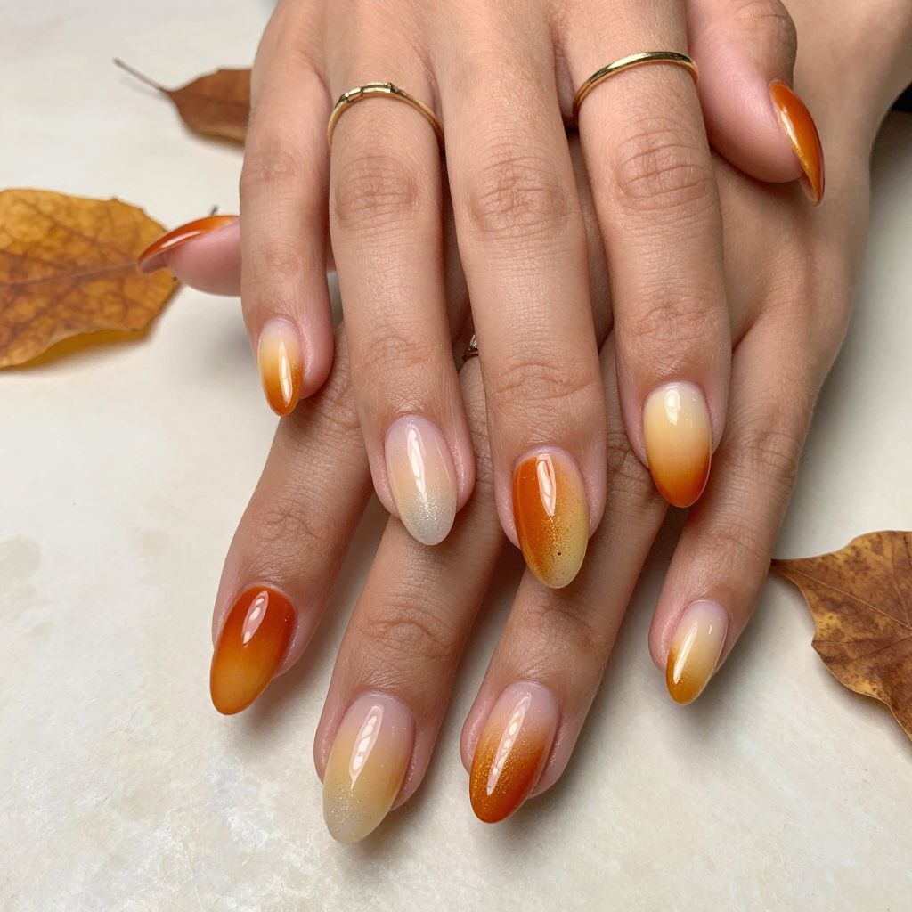 Sunset Gradient French Tips