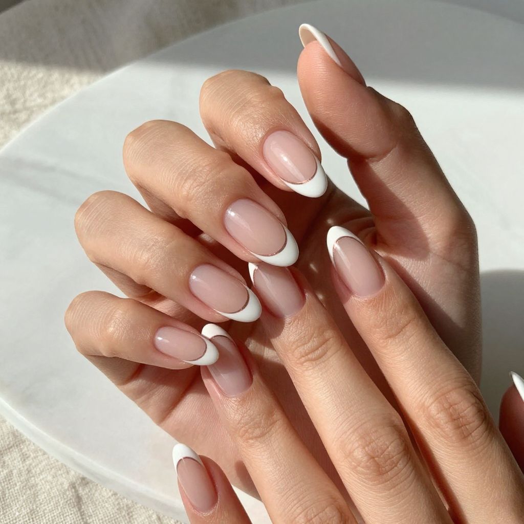 Minimalist Line French Tips