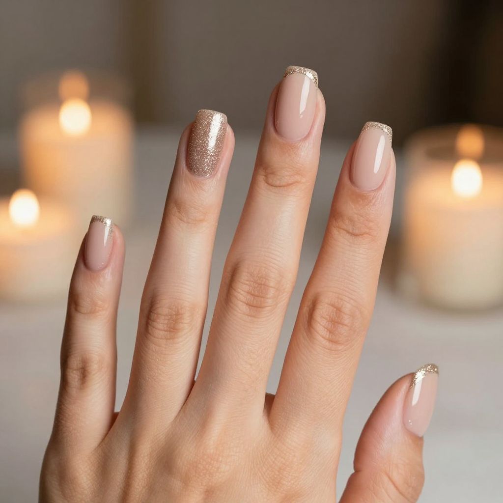 French Tip Nail Designs Short nail idea 11