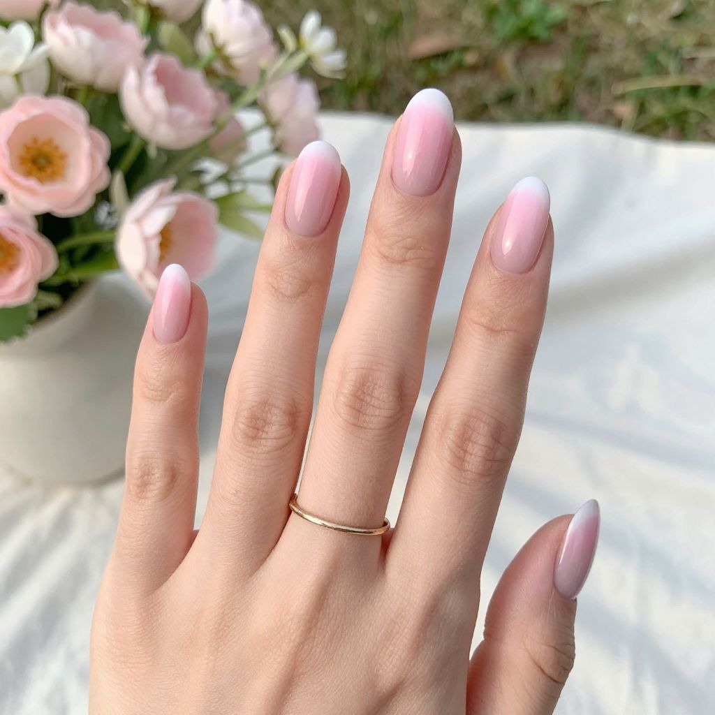 French Tip Nail Designs Short nail idea 2