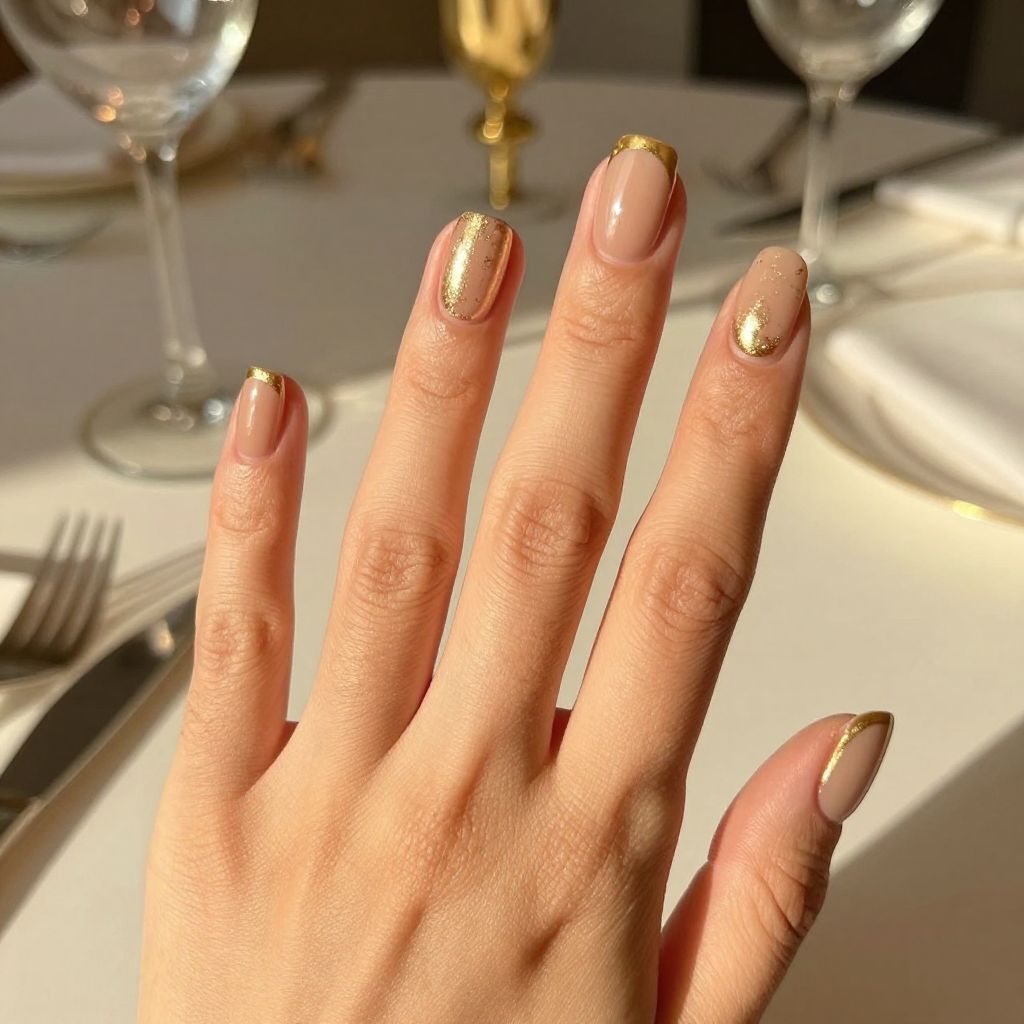 French Tip Nail Designs Short nail idea 3