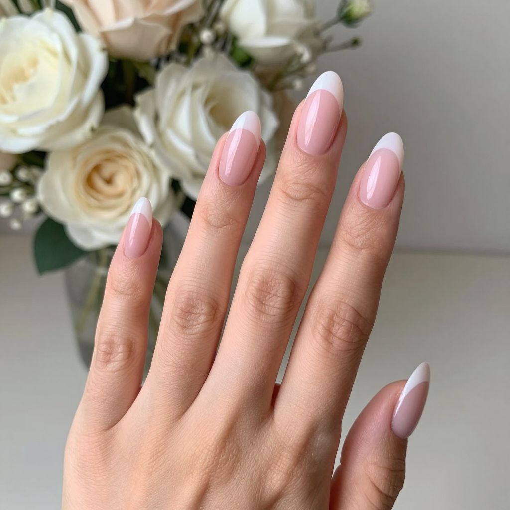 French Tip Nail Designs Short nail idea 5
