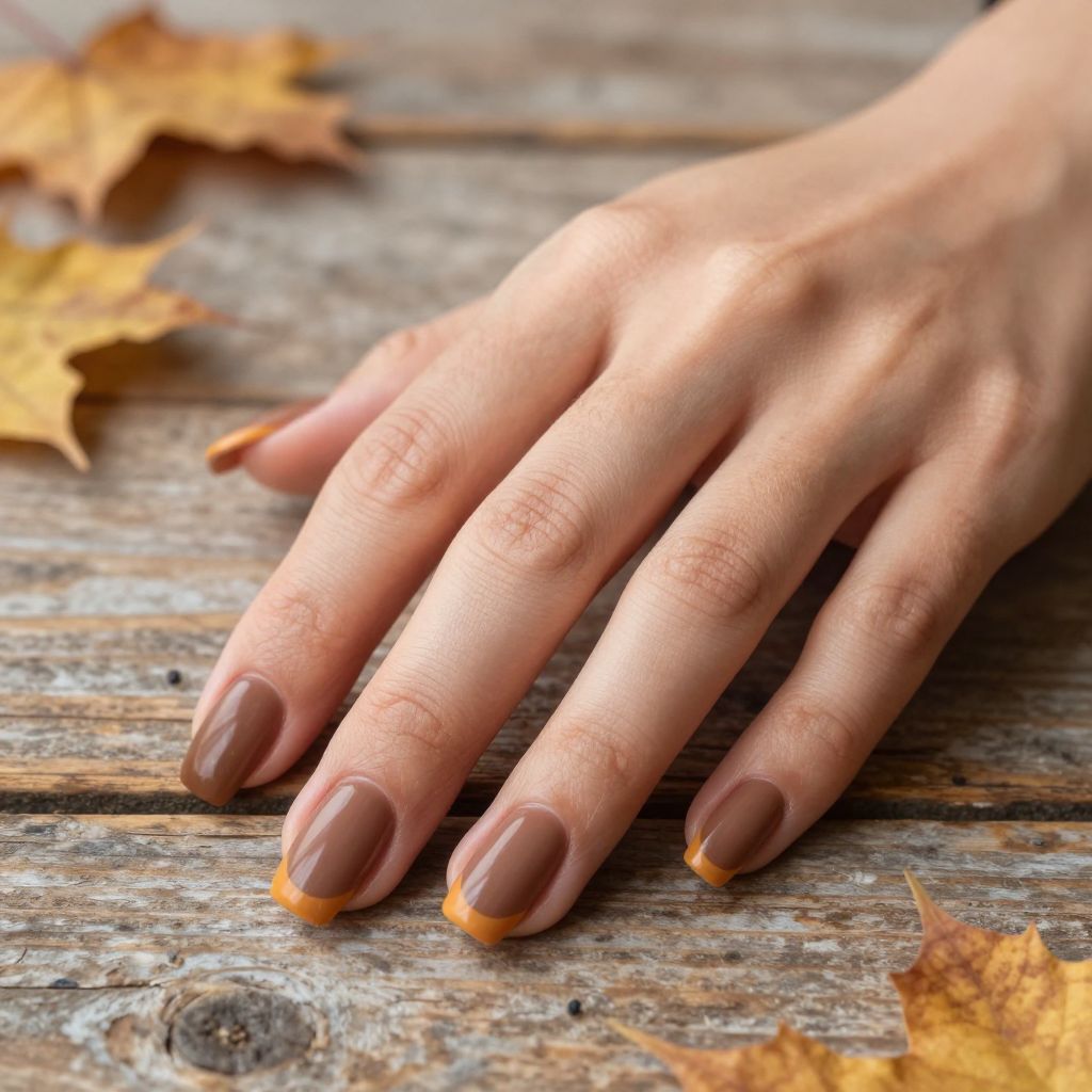 French Tip Nail Designs Short nail idea 6