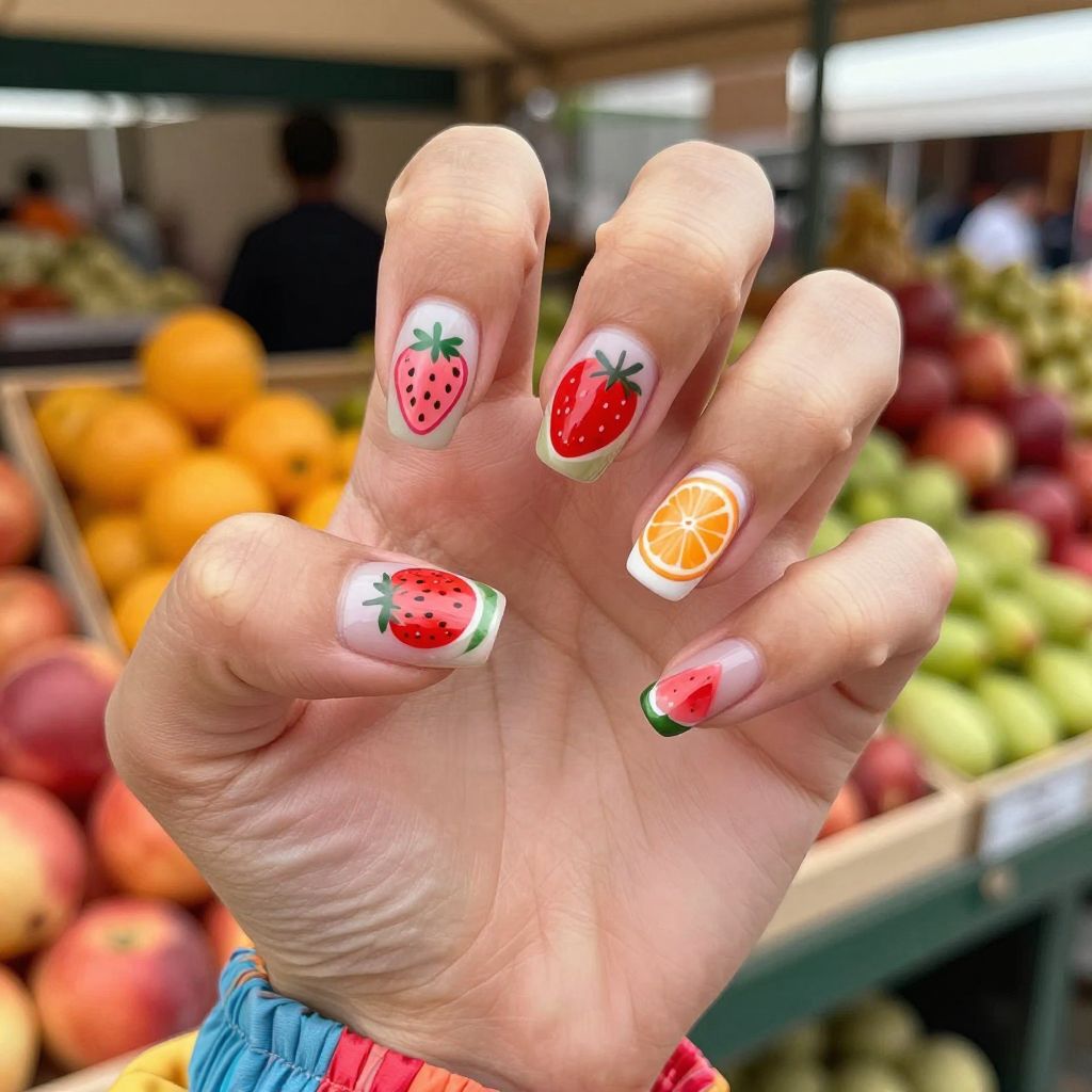 Fruit nail idea 15