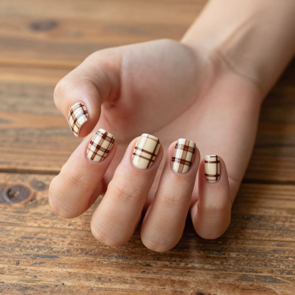 Gel Fall Nail Designs cream