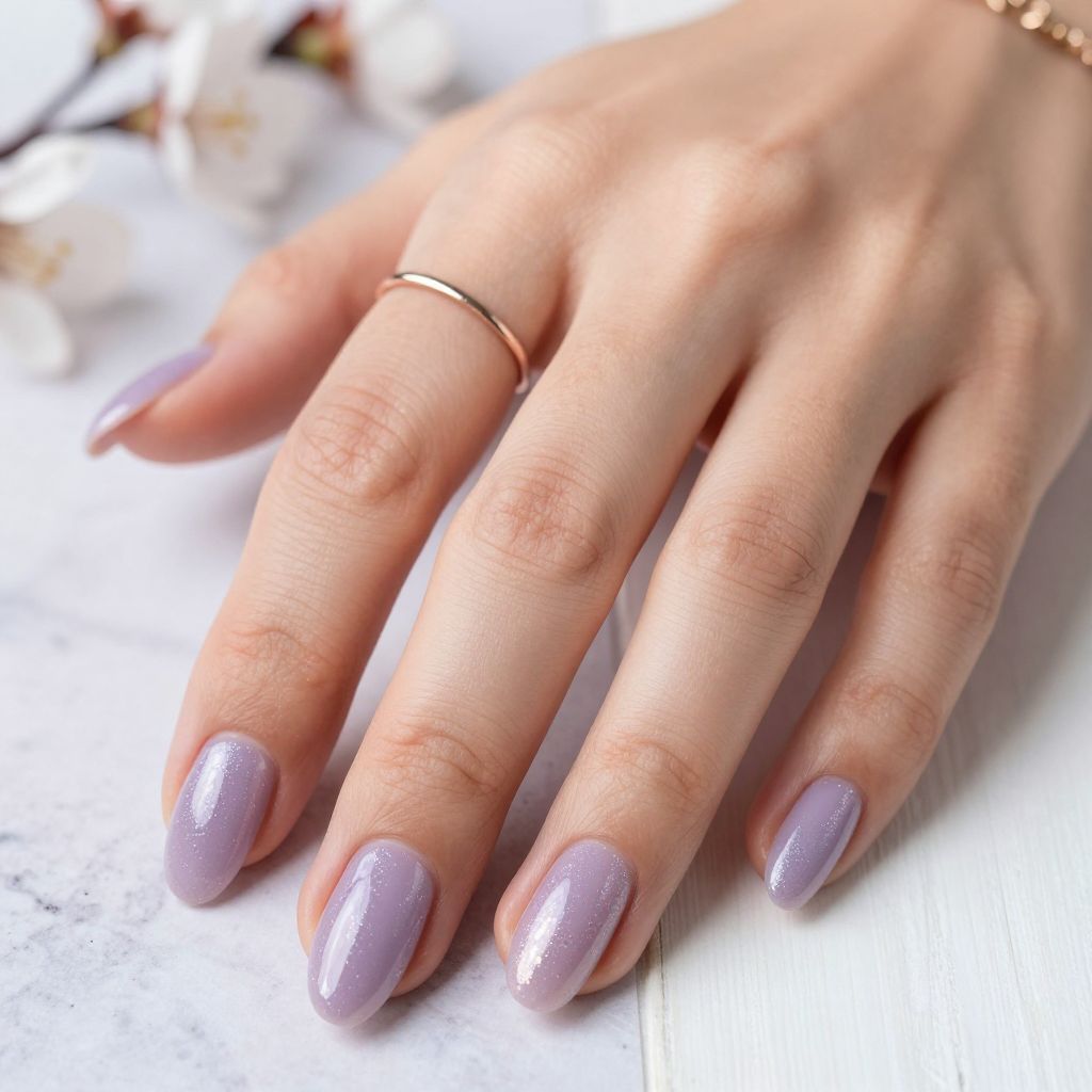 Lavender Dream with Iridescent Shimmer