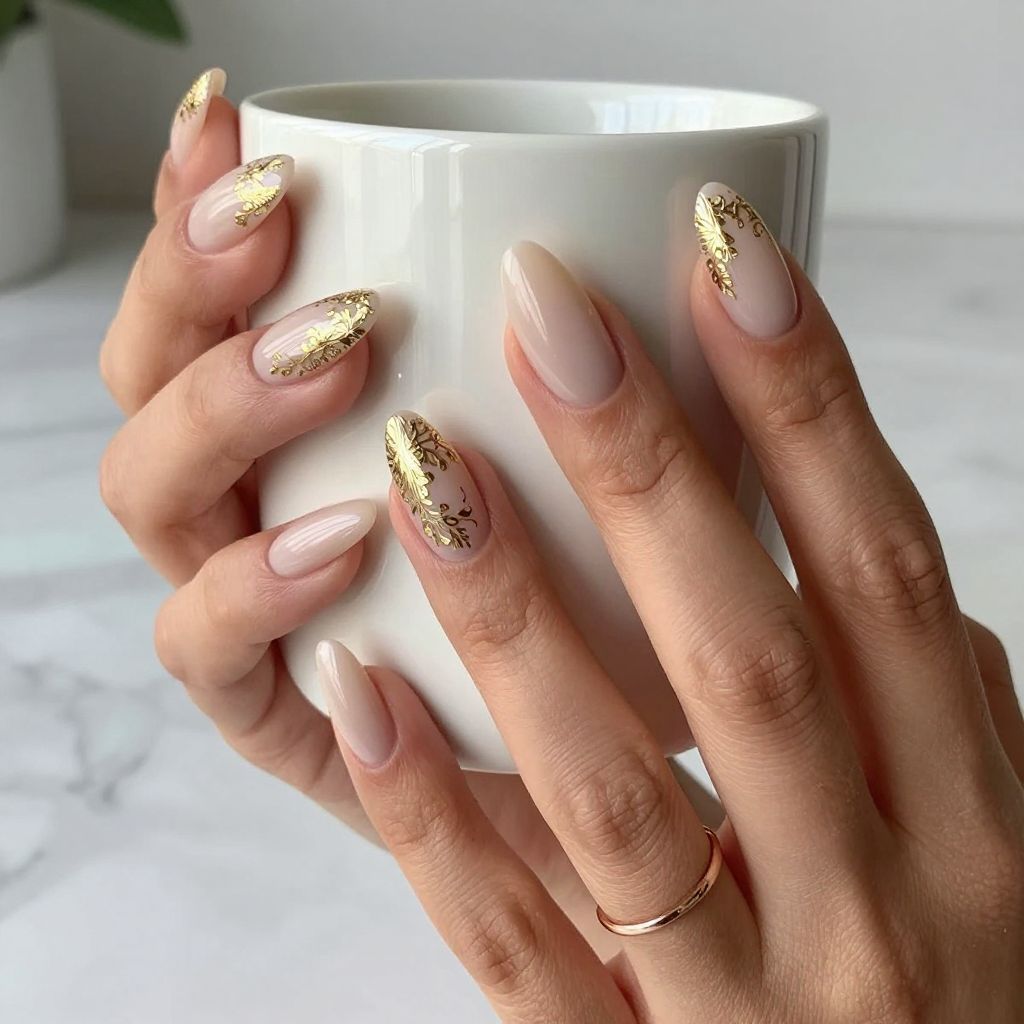 Gold Reverse Stamping with Fine Details