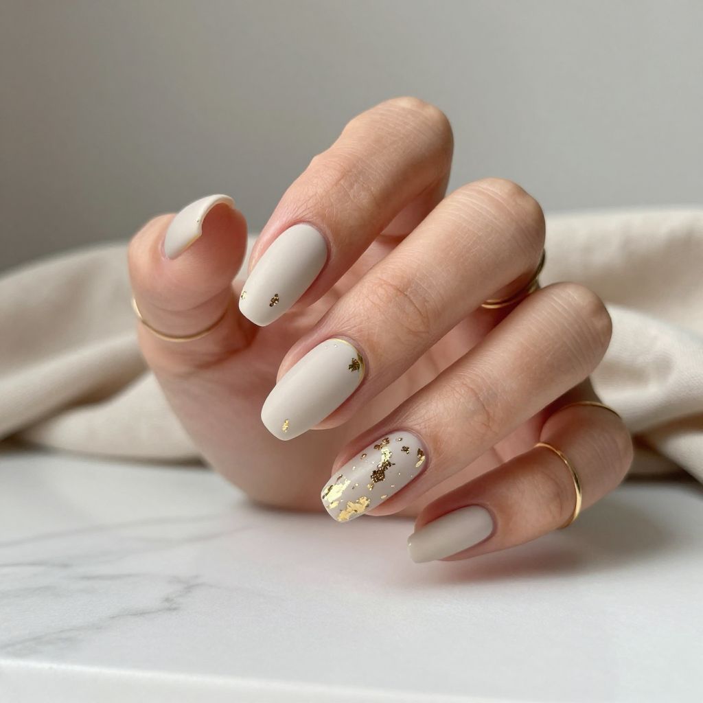 Grey Nail Designs 1