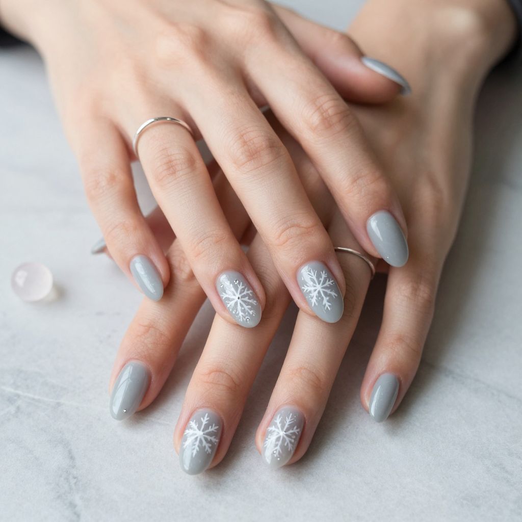 Grey Nail Designs 14