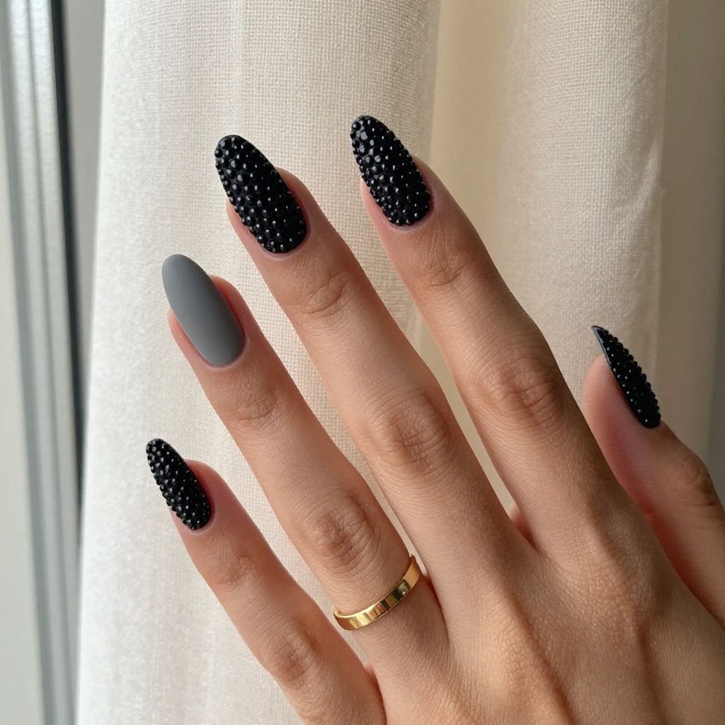 Grey Nail Designs 8