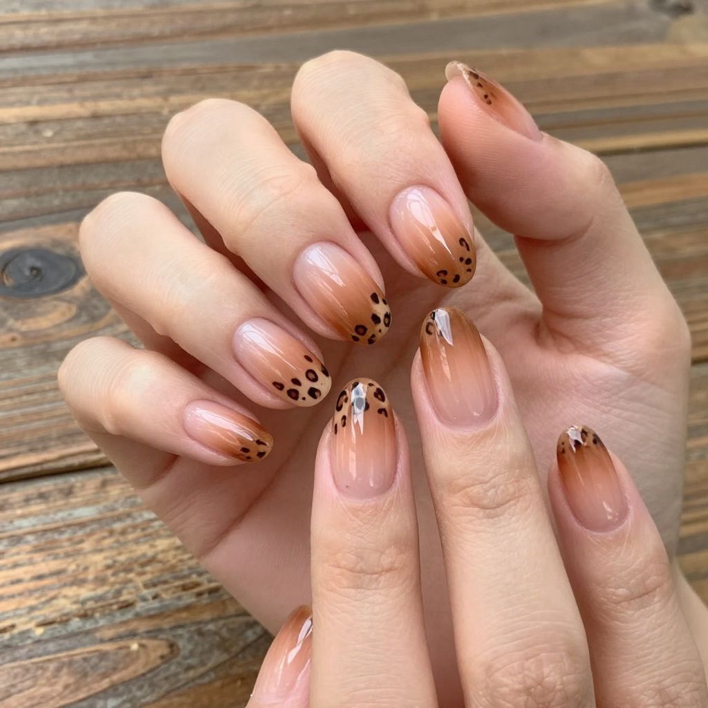 Leopard Print Nail Idea 5