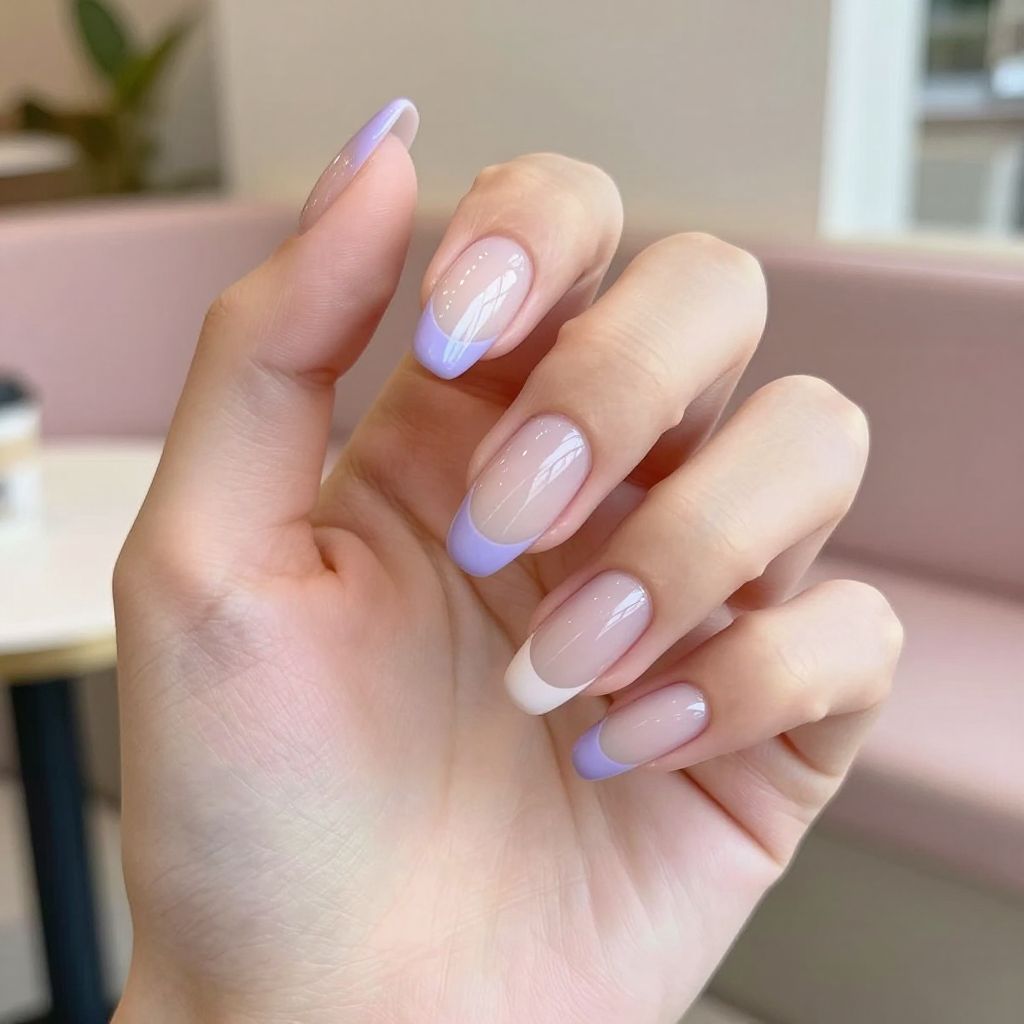 Light Purple Nail Designs nail idea 11